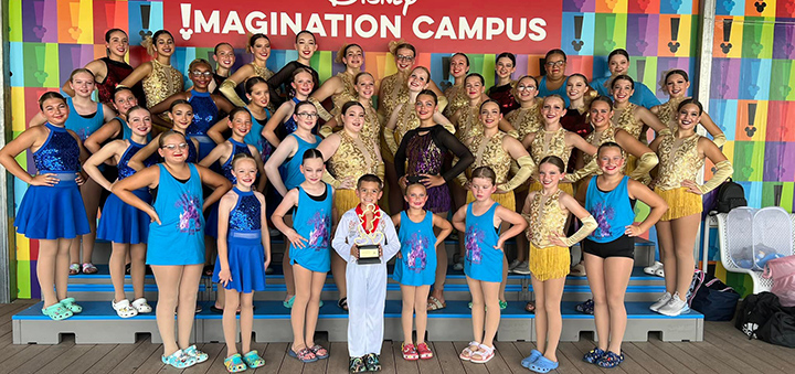 Donna Frech dancers perform at Waterside Stage in Disney